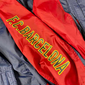 Vintage Nike Barcelona Long-Tail Team Windbreaker Jacket (S)