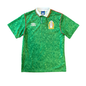 Vintage Umbro Mexico 1992/93 Home Soccer Jersey (M)