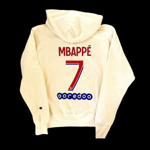 Custom Champion 2D Soccer #7 Mbappe Sweatshirt (L)