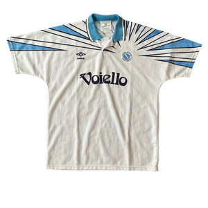 Vintage Umbro SSC Napoli 1992/93 Away Soccer Jersey (L/XL)