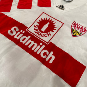 Vintage Adidas VFB Stuttgart 1992/93 Home Soccer Jersey (M/L)