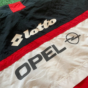 Vintage Lotto AC Milan 90s Full-Zip Warm Up Jacket (L)