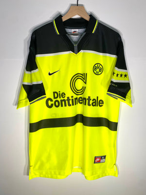 Vintage Nike Borussia Dortmund 97/98 Home Jersey (XL)