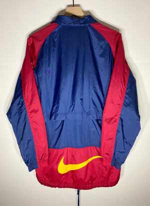 Vintage Nike Barcelona Long-Tail Team Windbreaker Jacket (S)