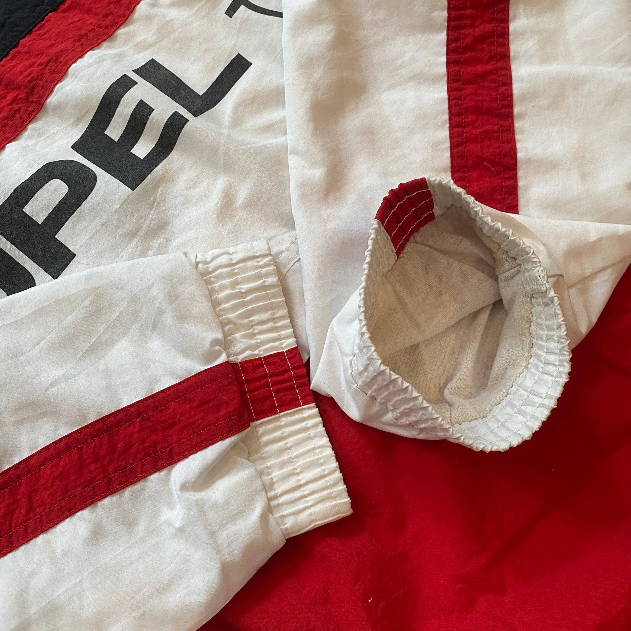 Vintage Lotto AC Milan 90s Full-Zip Warm Up Jacket (L)