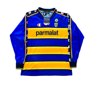 Vintage Champion Parma AC 2002/03 Special Edition Long Sleeve Home Jersey (XL)