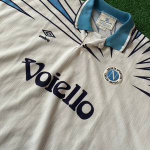 Vintage Umbro SSC Napoli 1992/93 Away Soccer Jersey (L/XL)