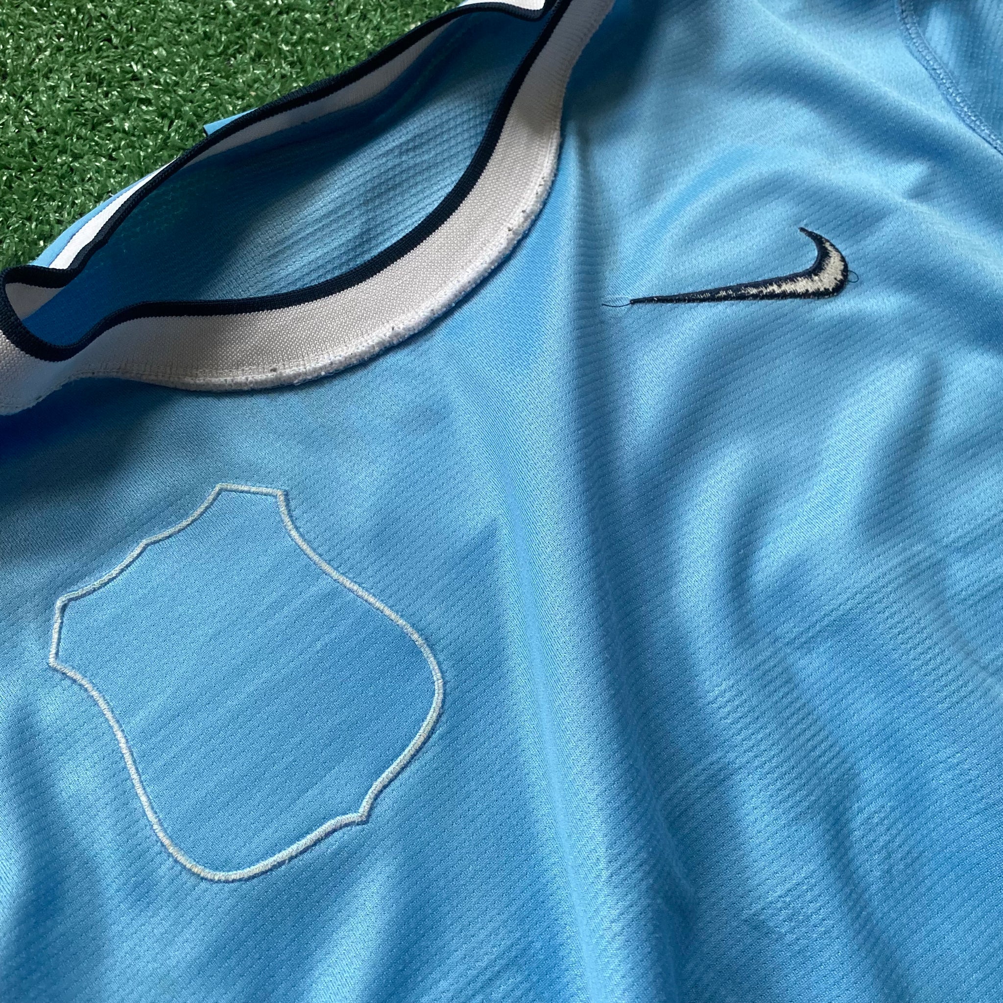 Nike Manchester City #42 Toure Yaya 2013/14 Home Soccer Jersey (L)