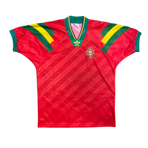 Vintage Adidas Portugal 1992 Home Jersey (XL)