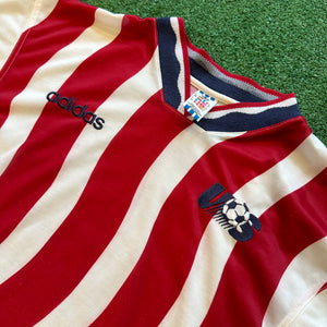 Vintage Adidas USA 1994 Home Soccer Jersey (L)