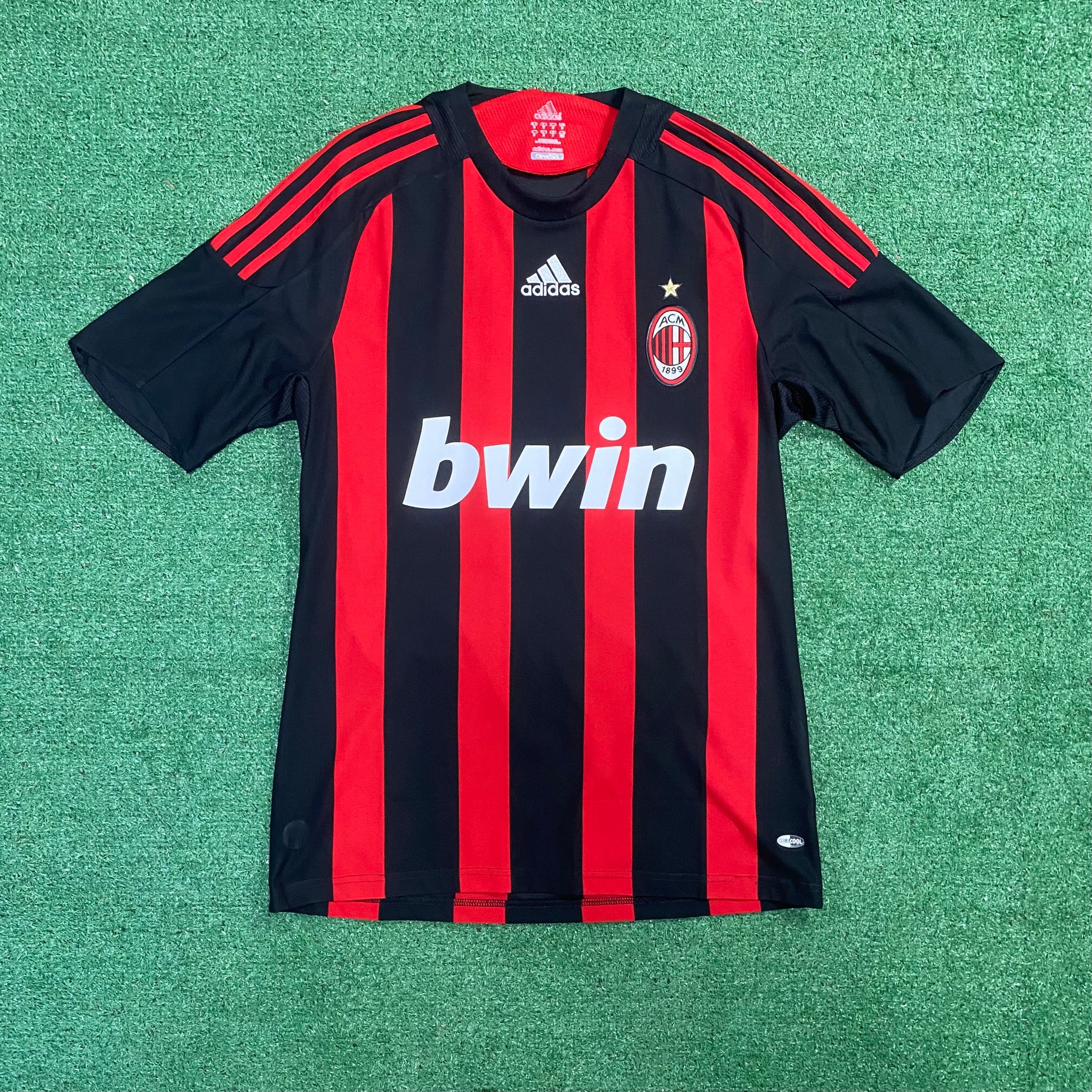 Adidas AC Milan #7 Pato 2008/09 Home Soccer Jersey (M)