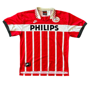 Vintage Nike PSV 1995/96 Home Soccer Jersey (L)