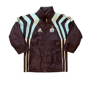 Vintage Adidas Olympique Marseille Classic Windbreaker Full-Zip Jacket (M/L)