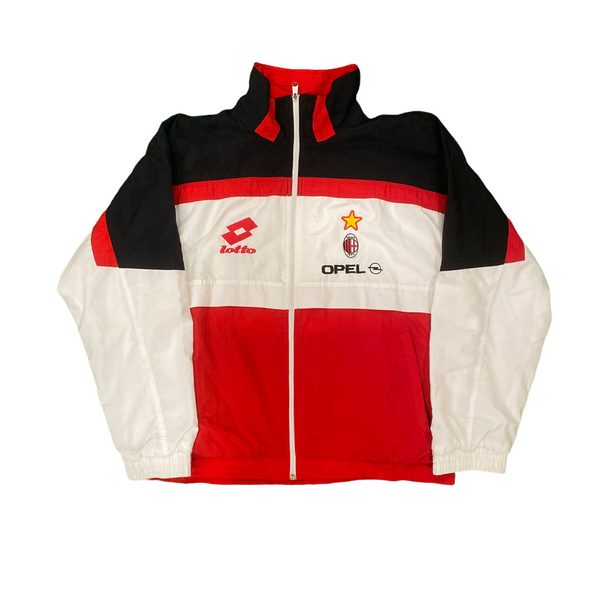 ウェア 90s LOTTO \" AC MILAN \" BENCH COAT AC Milan 93/94 Padded Bench Coat – thefinalthird