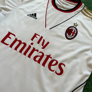 Adidas AC Milan #10 Prince 2013/14 Away Soccer Jersey (S)