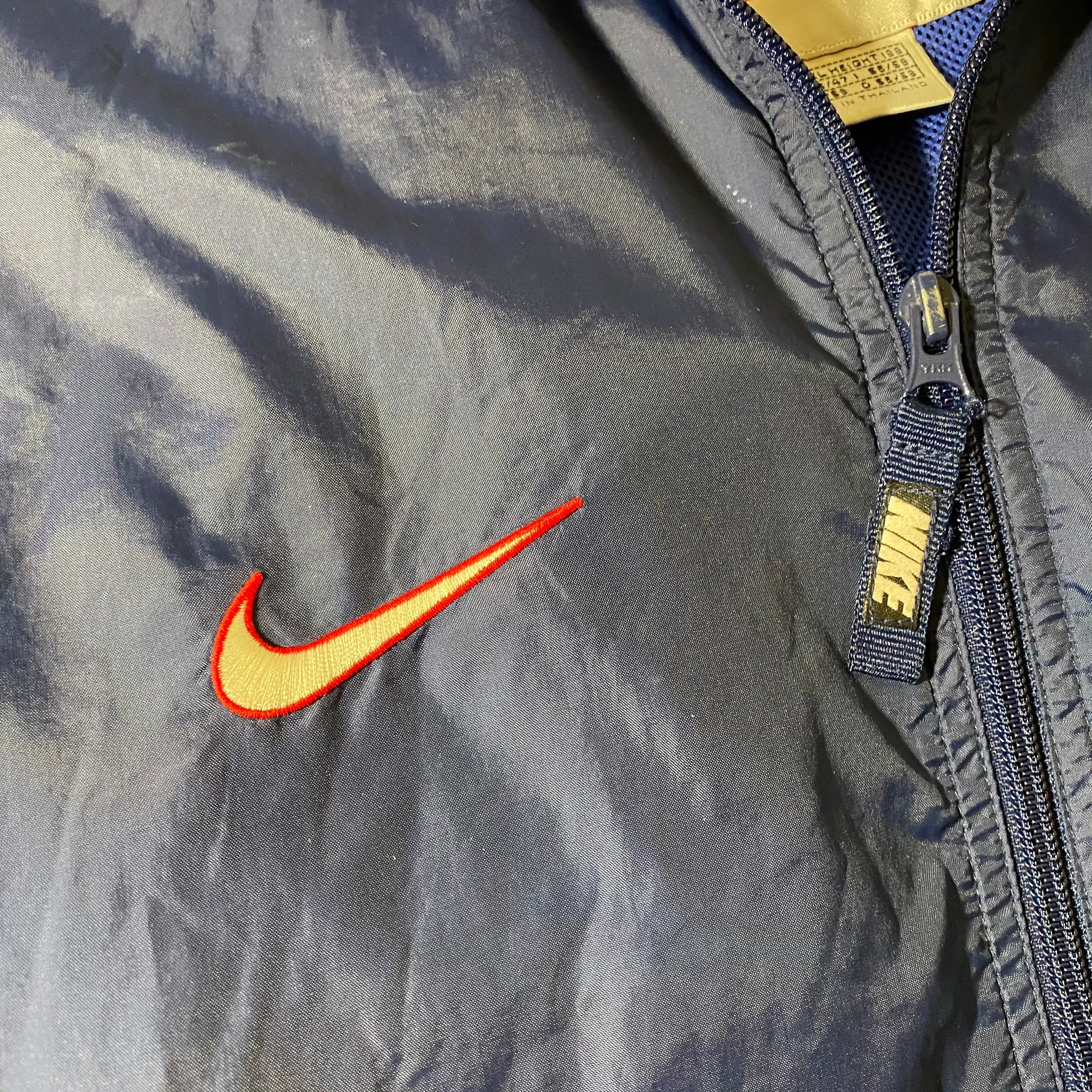 Vintage Nike PSG Long-Tail Team Windbreaker Jacket (XL)