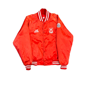 Vintage Wall St Leisure 90s Liverpool FC Bomber Jacket (L)