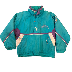 Vintage Starter Charlotte Hornets 90s NBA Quarter-Zip Pullover